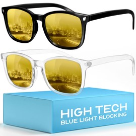 livho High Tech Blue Light Glasses - Advanced Blue Light Blocking Computer Glasses - Screen Fatigue & UV Protection