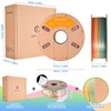 ERYONE Rainbow PLA Filament, Fast Color Change for 3D Printing
