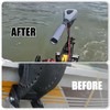 CWaveRow Universal Kayak Trolling Motor Mount Transom Mount Bracket Compatible