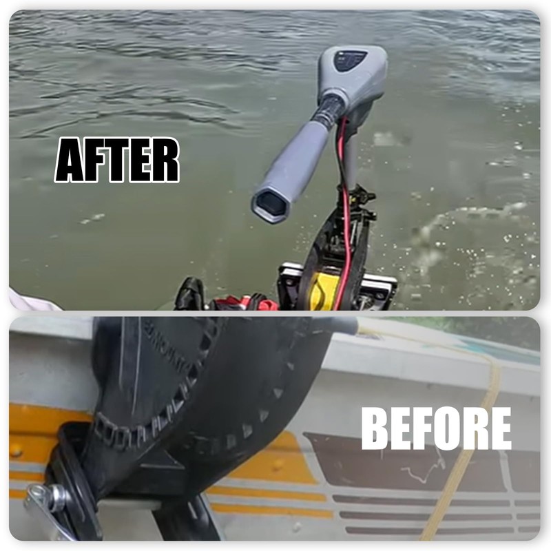 CWaveRow Universal Kayak Trolling Motor Mount Transom Mount Bracket Compatible