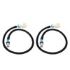 2Pcs 24in O2 Sensor Header Extension Wire Harness Replacement for