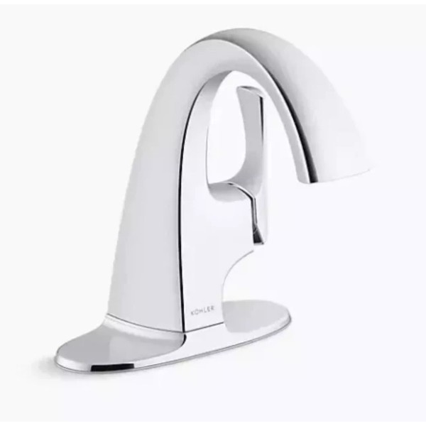 Kohler Lavatory Transition Single-Handle Bathroom Faucet Polished Chrome Finish