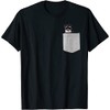 keoStore Miniature Schnauzer Puppy Dog in Your Pocket ds1513 T-Shirt