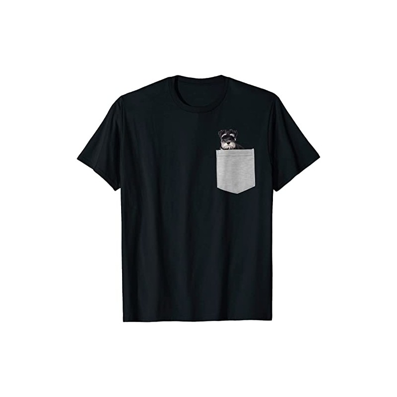 keoStore Miniature Schnauzer Puppy Dog in Your Pocket ds1513 T-Shirt