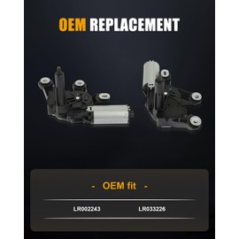 ROADFAR Rear Windshield Wiper Motor Compatible with 2008-2012 For Land Rover LR2 – Replaces OE Part Numbers LR002243, LR033226 3-Pin – Durable Construction