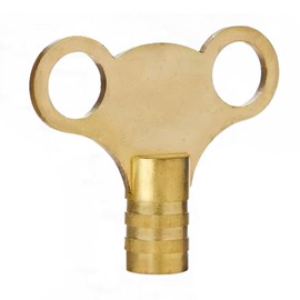 315 Supplies 2 Pack 5mm Solid Brass Radiator Bleed Key Double Pack Keys Venting Bleeding Plumbing Heavy Duty