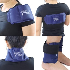 Kalt-Warm Gel-Pack Mit Hülle - 350gr (11.3oz) - 26x13cm (10.2x5.1inches) - Hülle 55 Bis 80cm (21 To 31 Inches)