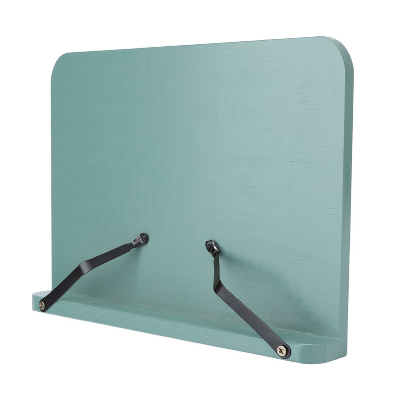 Book Stand Adjustable Angle Foldable Small Desk Bookrest with Page