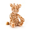 Jellycat Bashful Giraffe Stuffed Animal, Medium 12 inches - Safari