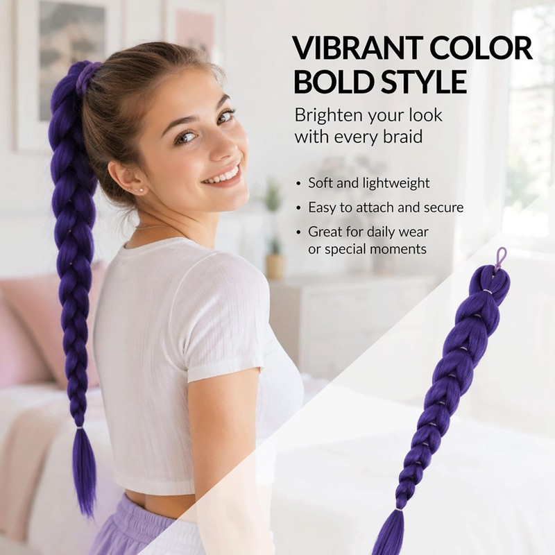 Hair Accessories Set - Ponytail Hair Extensions - Rhinestone Hair