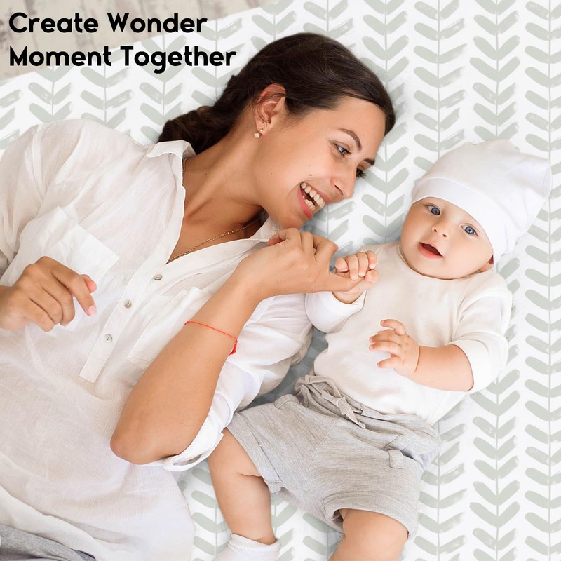 Yoofoss Pack of 2 Baby Fitted Sheets 60 x 120
