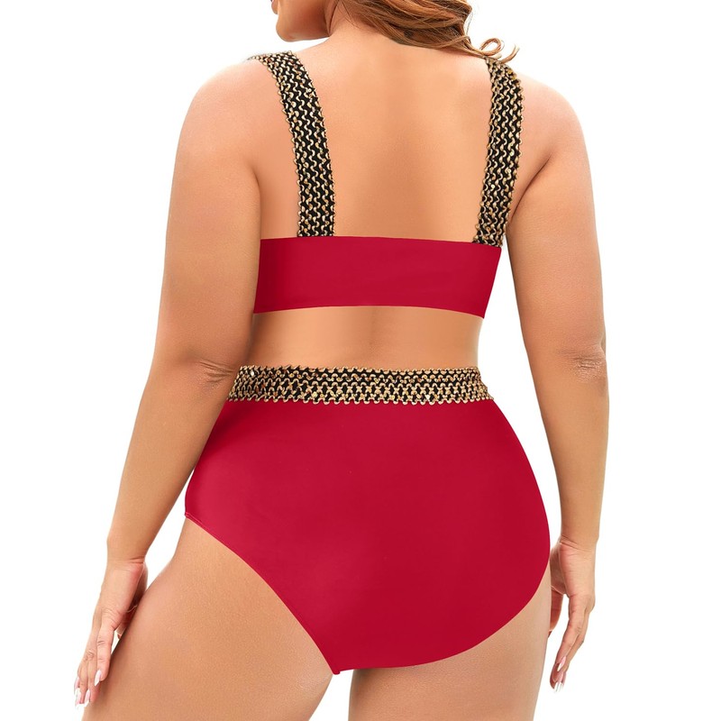 Tempt Me - Conjunto de bikini de talle alto para
