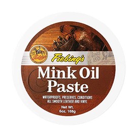 Fiebing's Mink Oil Paste weatherproofer/waterproofer for Boots, Shoes, & Leather