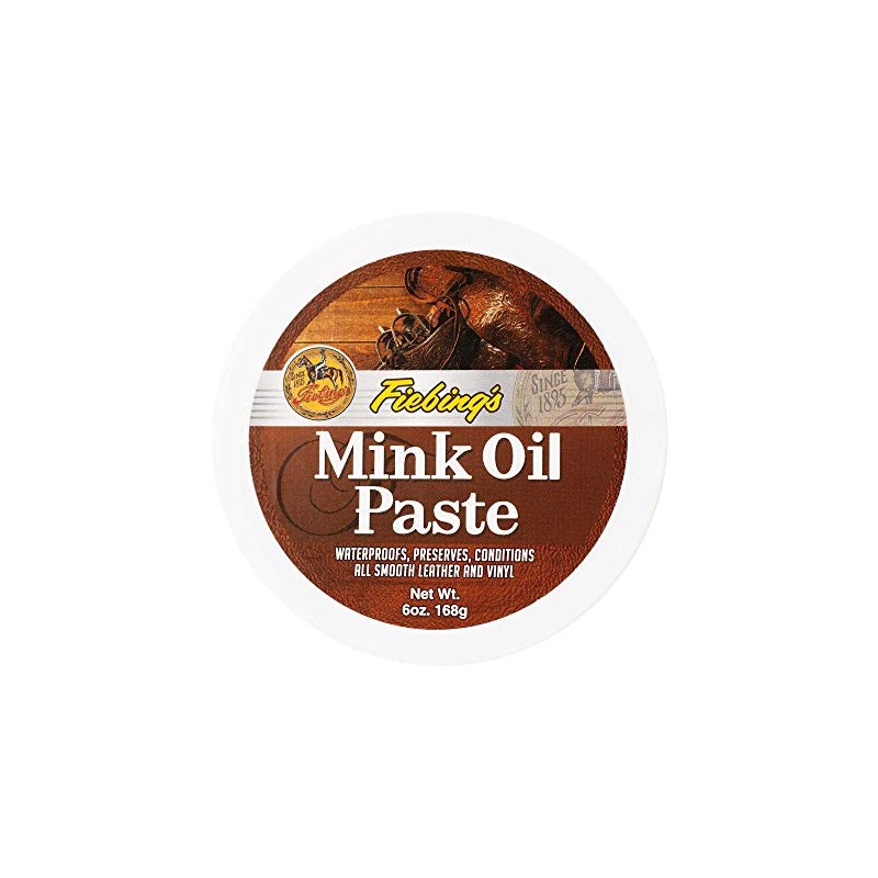 Fiebing's Mink Oil Paste weatherproofer/waterproofer for Boots, Shoes, & Leather