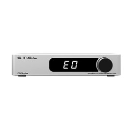 S.M.S.L DA-6 Power Amplifier Mini High Resolution DA6 Amp 70W*2 with Remote Control(Silver)