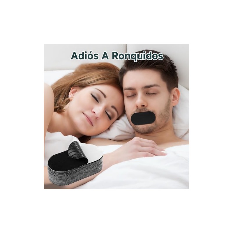 90 Tiras Bucales Antirronquidos, Cinta Bucal para Dormir