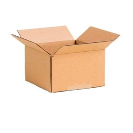 8x6x6""|| 203 x 152 x 152mm || AKAR Small Parcel Single Wall House Moving Removal Strong Storage Box Cardboard Mailing Box Shipping Mailing Parcel Brown Postal Cardboard Boxes [Pack Of 5]