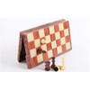 Kosun Chess Set Magnetic Wood Grain Folding Chess Board with
