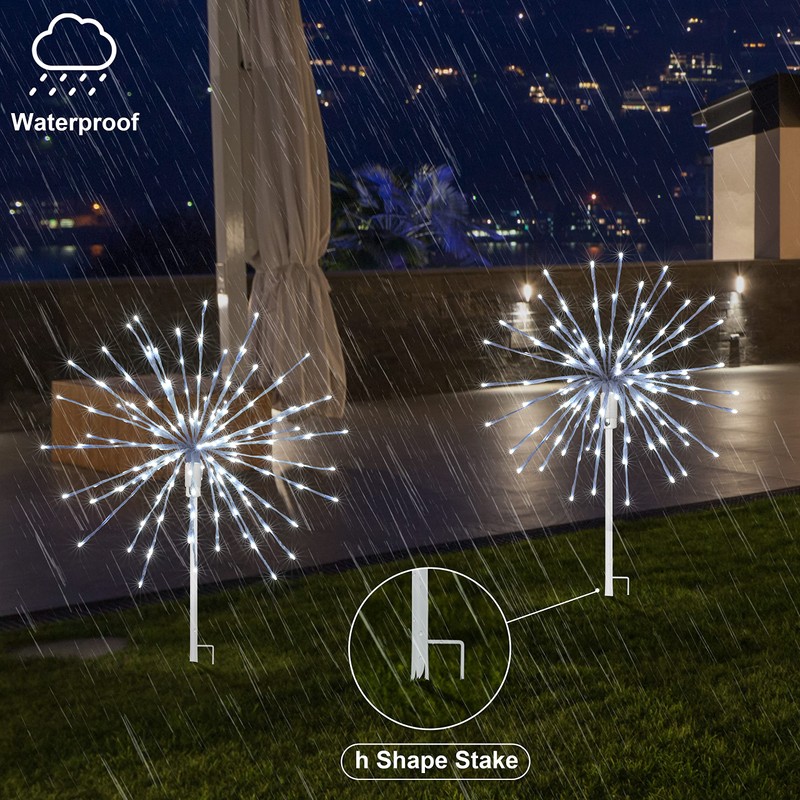 LIGHTSHARE 24'' Starburst Light Lighted Ball 160 LED Firework Lights