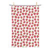 Abbott Collection Strawberries Swedish Dishcloth & Kitchen Tea Towel Set