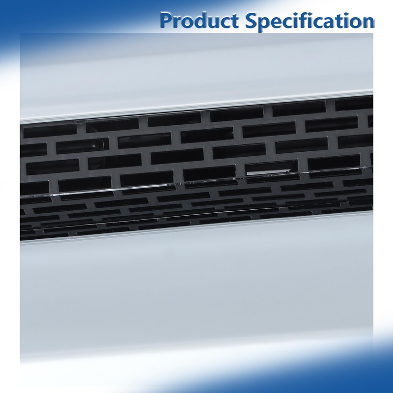 Silscvtt Front Upper Hood Bulge Molding Grille Trim Chrome Replacement