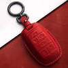 Tukellen for Dodge Key Fob Cover Genuine Leather Key Case