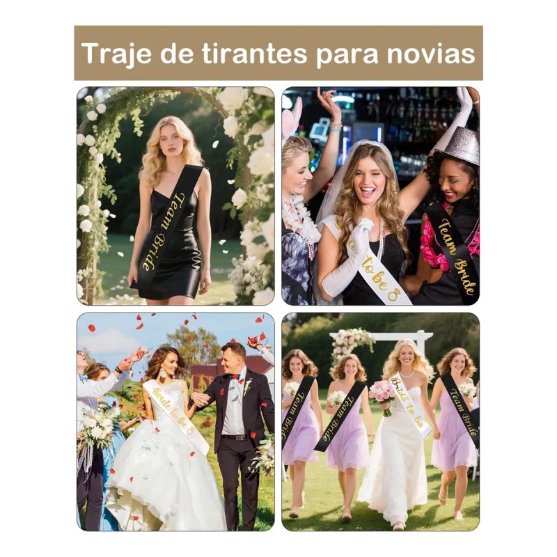Conjunto De 14 Bandas Para Despedida De Soltera,