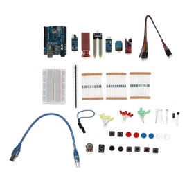 Circuit Board Basic Starter Set Obstacle Avoidance Sensor Humidity Sensor Jumper Wire 400 Hole Set for R3