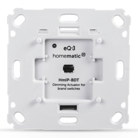 Homematic IP Homematic IP Smart Home Dimmaktor fr Markenschalter C Phasenabschnitt, Phasenabschnittsdimmer fr dimmbare Leuchtmittel sowie auch fr die meisten dimmbaren LED-Lampen, 143166A0