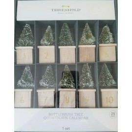 Threshold Bottlebrush 25 Tree Countdown Calendar - Threshold™