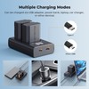 K&F CONCEPT 2600mAh NP-FZ100 Battery and Charger Set, Compatible with