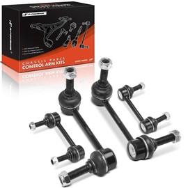 A-Premium Set of 4, Front & Rear Sway Bar Links Stabilizer Bar Links Kit, Compatible with Jeep Grand Cherokee 2012-2013 2015 & Dodge Durango 2011-2015