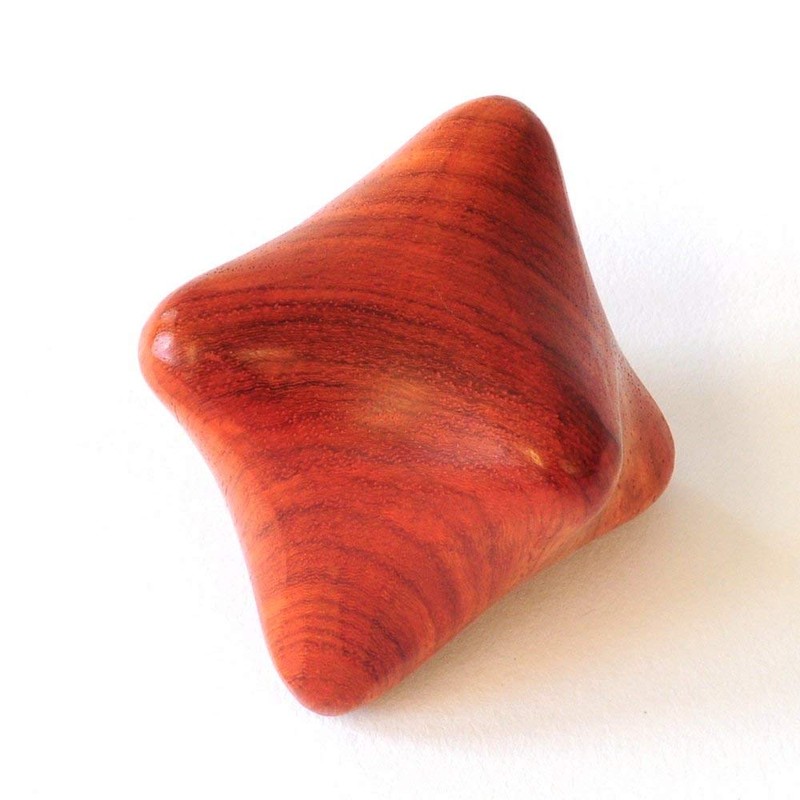 Massage wooden prism smooth hardwood for trigger point massage