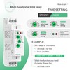 Multifuction Time Relay IGEYAPA GRT6 M1 AC 230V with 10