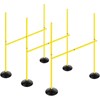 Adjustable Height Agility Hurdle Set Multi-Function Soccer Trainning Pole Set
