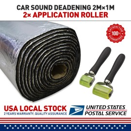 MGT Automotive Insulation Thermal Sound Proof Noise Block Adhesive 79"x39" 394 mil