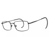 MODERN OPTICAL TED MEN'S EYEGLASSES 52-19-165 BLACK W/ CABLE TEMPLES