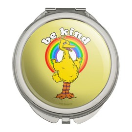 Sesame Street Big Bird Be Kind Compact Travel Purse Handbag Makeup Mirror