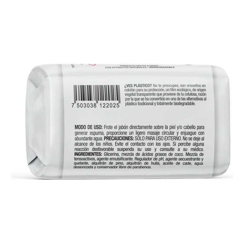 Kit 10 Pzs Jabón Vegetal Alquitrán Hulla Psioriasis 100g