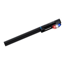 QuiqLite Code3 LiteStick 200 Lumens USB Rechargeable Programmable Pocket LED Flashlight - 1 Red, 1 Blue, and 1 White LED Light