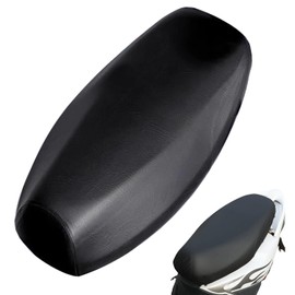 Stoooduo Motorcycle Seat Cover, PU Leather, Waterproof, Breathable, Mobile, Motorcycle, Scooter, Cover, Repositionable, Sunscreen, Repair Cover, Easy Installation, Universal