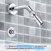 Enhon 1 Set 2 Setting Pivoting Single Spray Shower Head