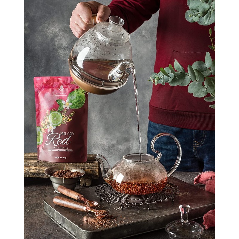 Gardenika Loose Leaf Tea Set, Herbal Caffeine-Free Set - Rooibos,