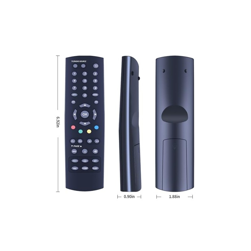 MOVHEIYL Replacement Remote Control for Humax HDFOX, HD Fox, RM106,