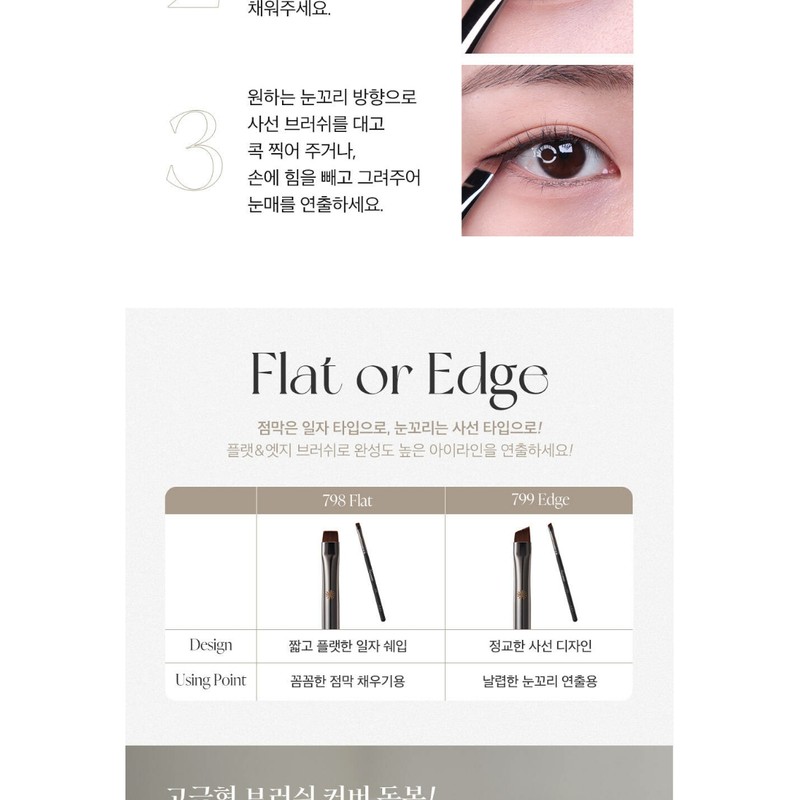 PICCASSO Picasso Eyeliner Brush 799 Gel Liquid Edge Eye Tail