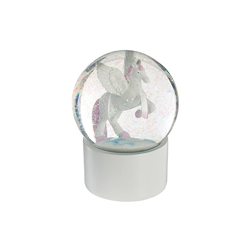 Atmosphera Unicorn Snow Globe, Diameter 10 cm CM