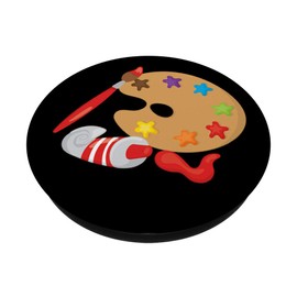 Art Supplies - Painters Palette Brush and Paints Graphics