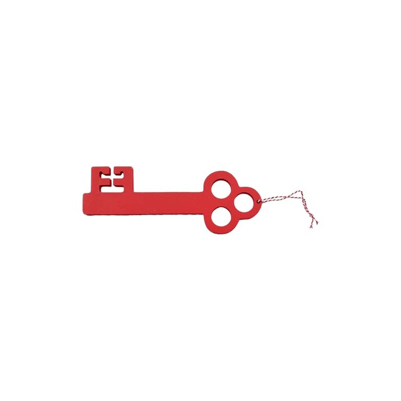 Santa's Magic Key – Wooden Key for Homes Without Fireplaces