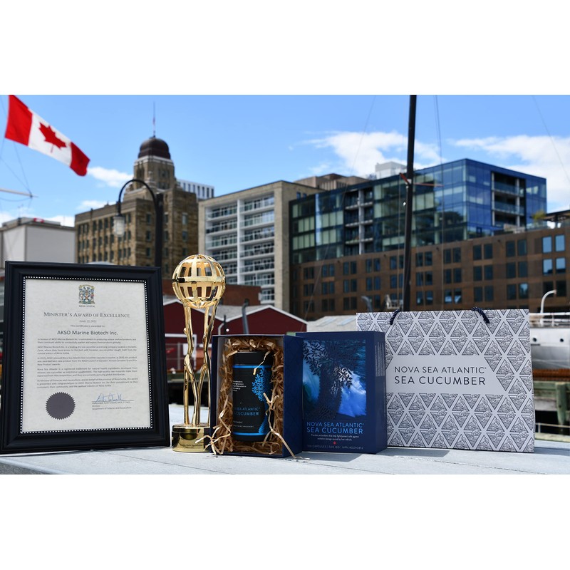 Nova Sea Atlantic Wild Sea Cucumber Supplement Capsules Antioxidant Anti-inflammatory