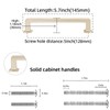 POVEFONK 10 Pack 5 inch(128mm) Champagne Bronze Kitchen Cabinet Handles